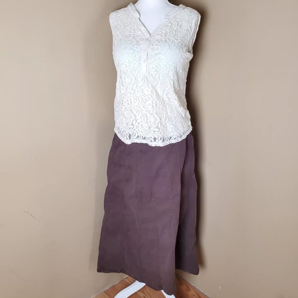Cato Skirt, Brown, Sz 10